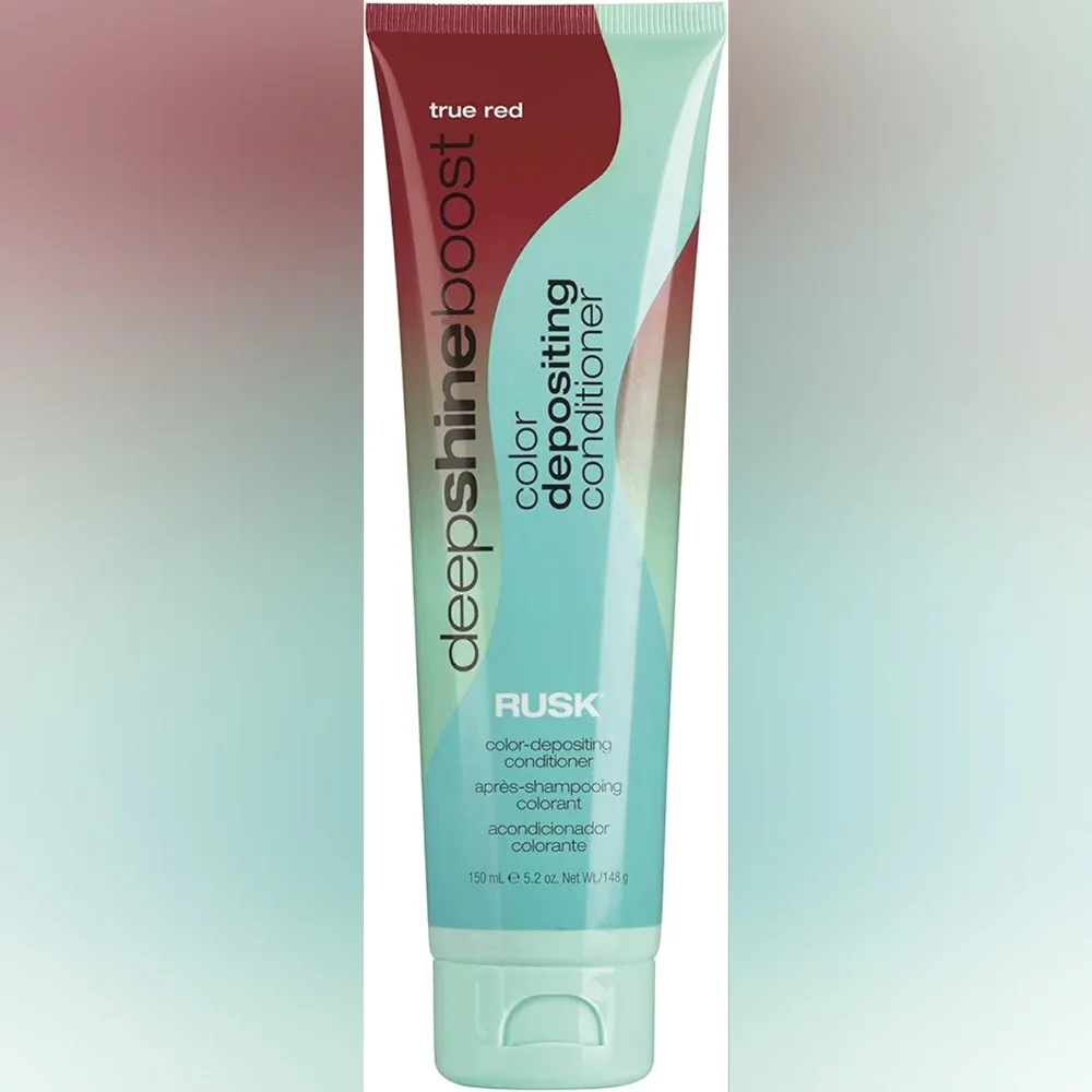 Rusk Deepshine Boost Color Depositing Conditioner - True Red New Professional